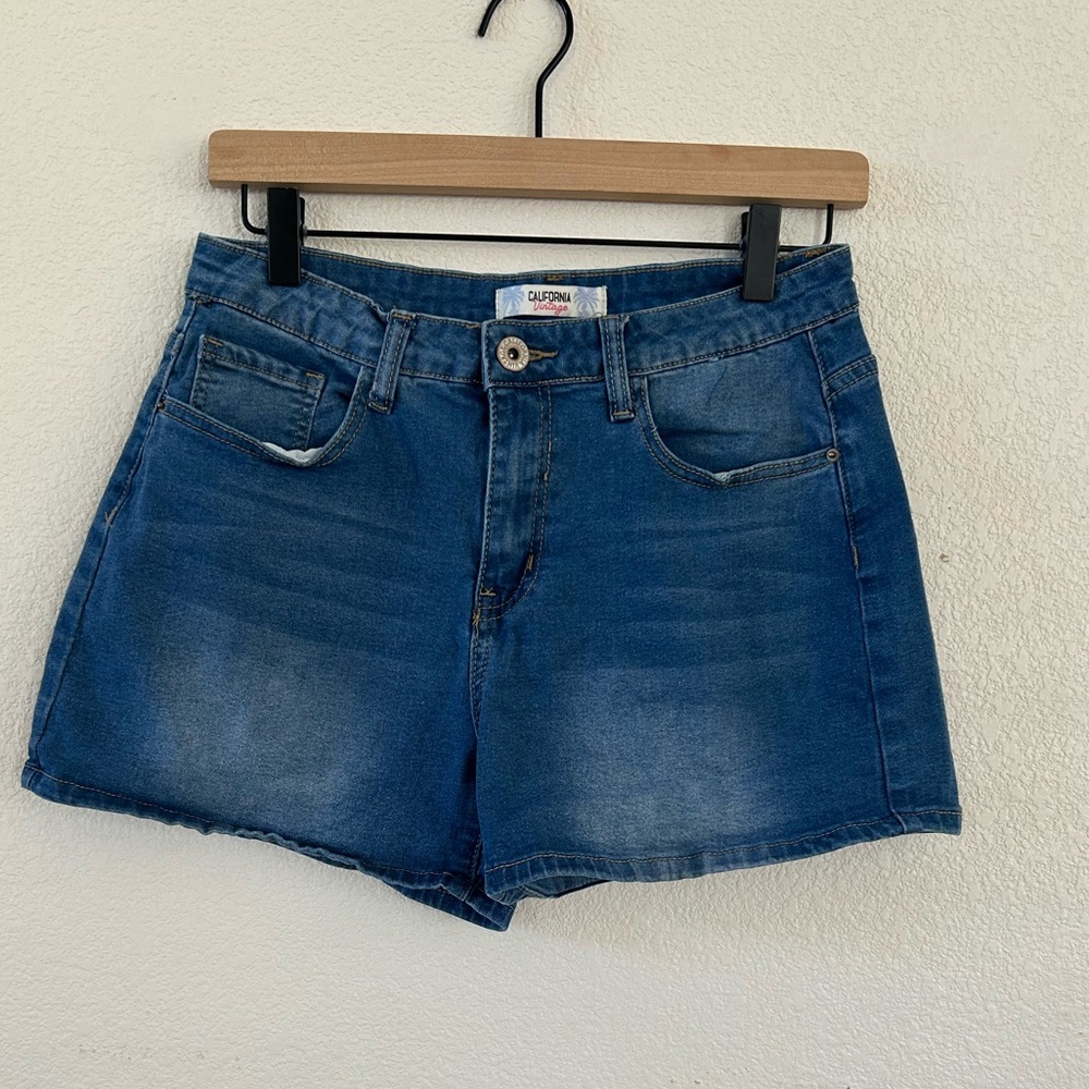 Women's Blue Denim Shorts